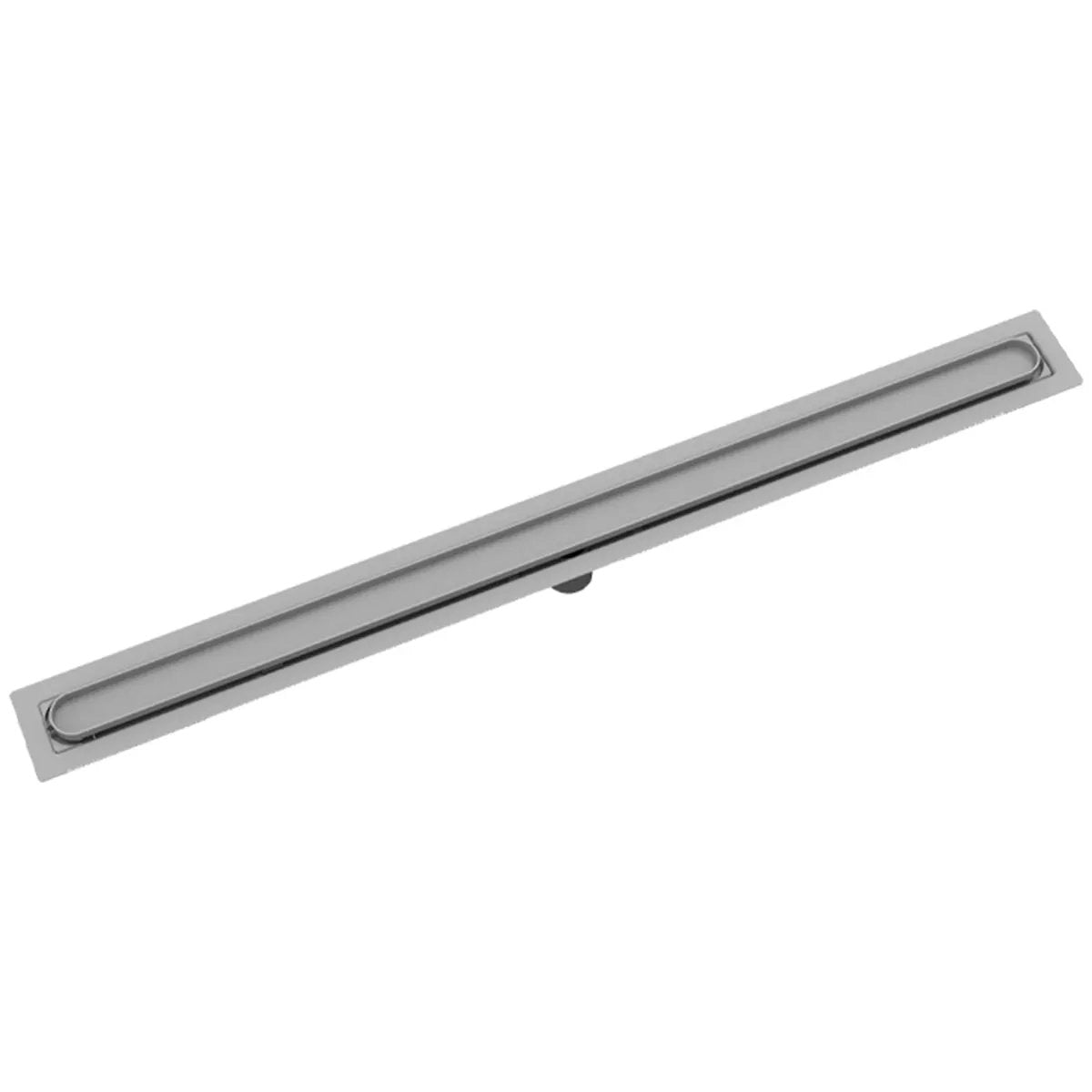 Infinity Drain 24" FF Series Complete Kit with Discorectangle Tile Insert Frame by Infinity Drain