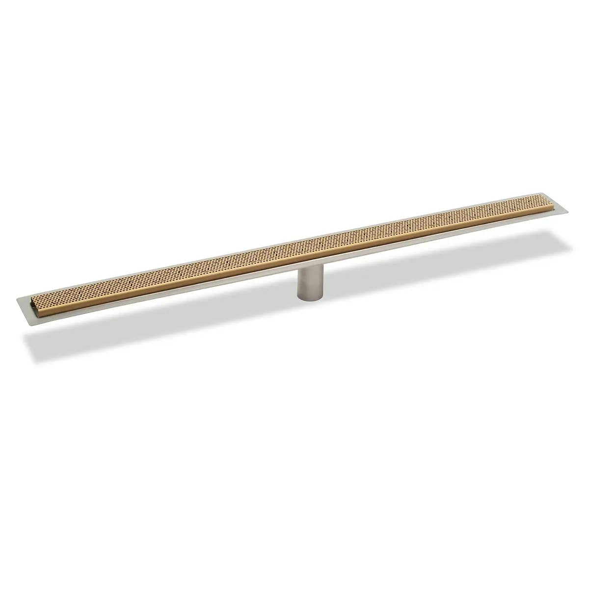 Infinity Drain 24" FF Series Complete Kit with 2 1/2" Adhesion Style Grate by Infinity Drain
