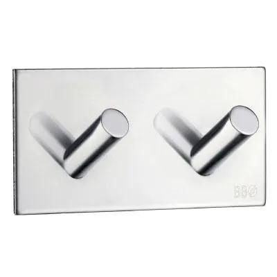 Smedbo Beslagsboden Design Double Hook Self-adhesive by Smedbo