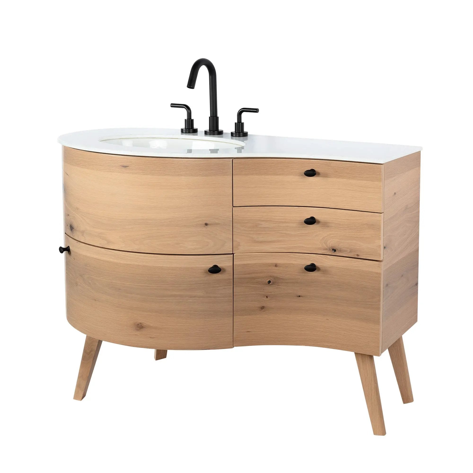 Lacava Flou 48" Floor Standing Vanity - Left by Lacava