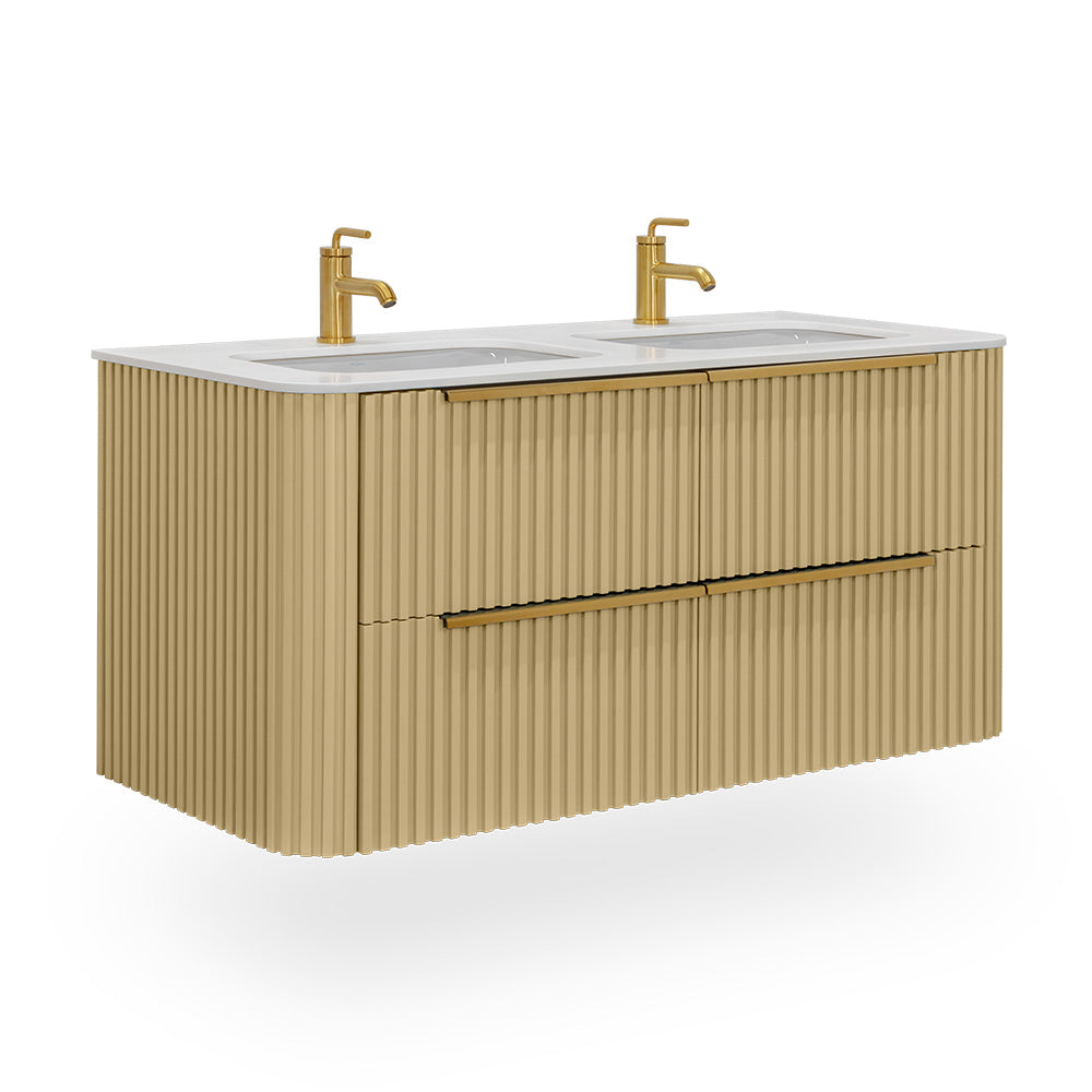 Lacava Flutti 48" Wall Mount Vanity by Lacava