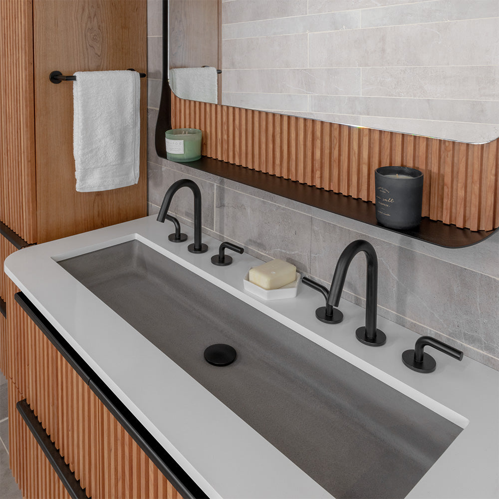 natural cherry vanity