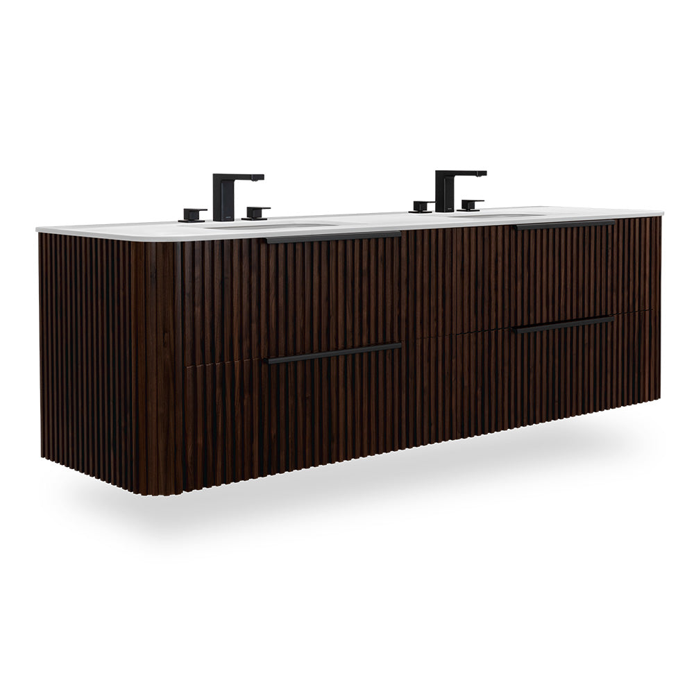 Lacava Flutti 72" Wall Mount Vanity by Lacava
