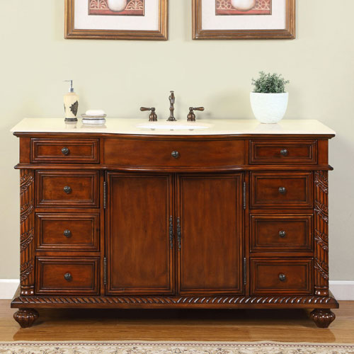 red chestnut vanity