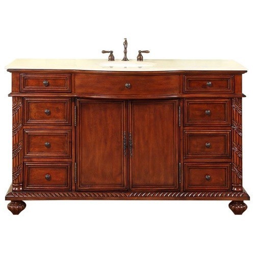 red chestnut vanity