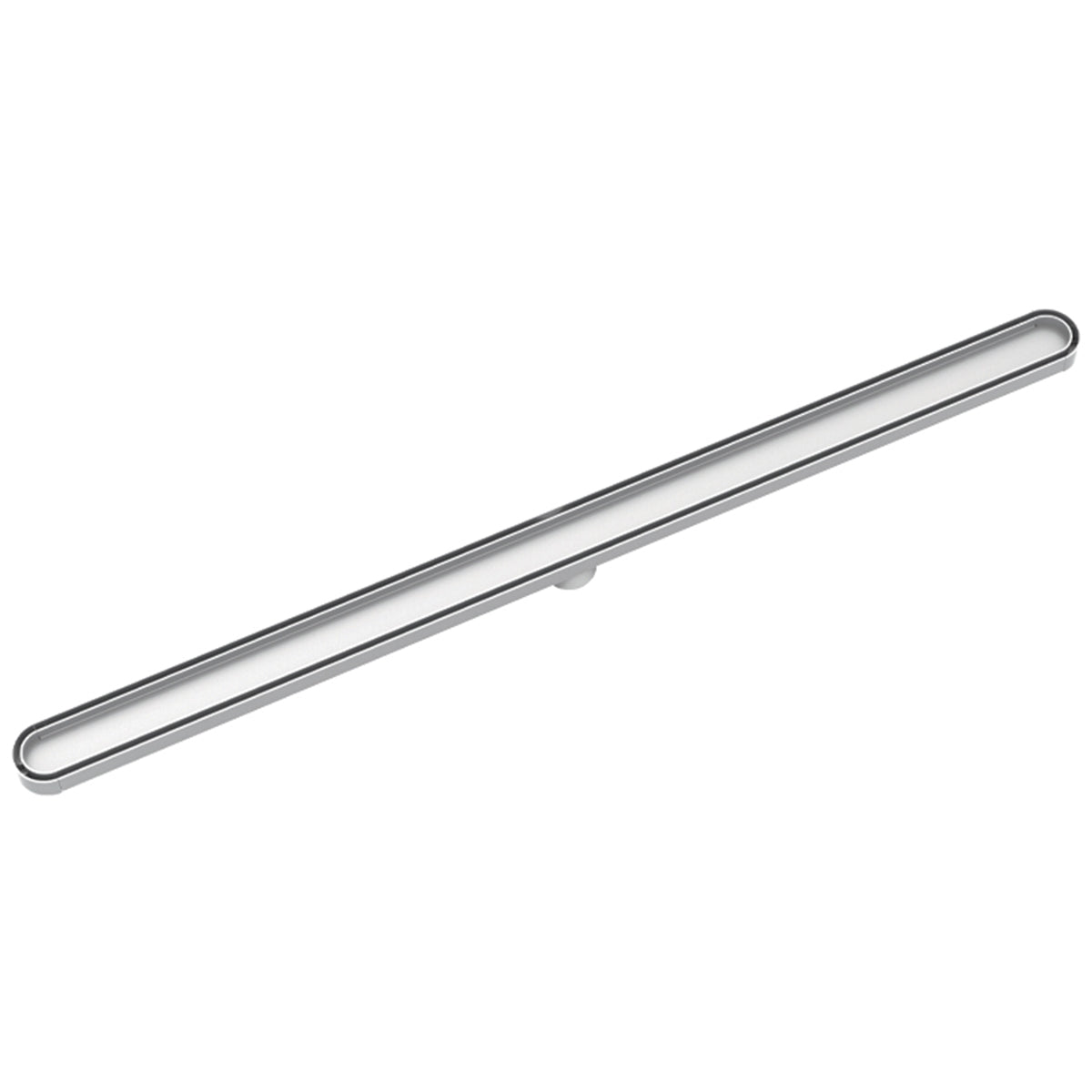 Infinity Drain 48" FX Series Complete Kit with Discorectangle Tile Insert Frame