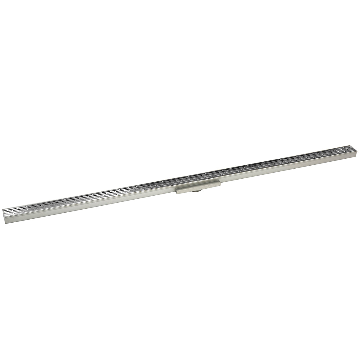 Infinity Drain 48" FX Series Complete Kit with Perforated Offset Slot Grate