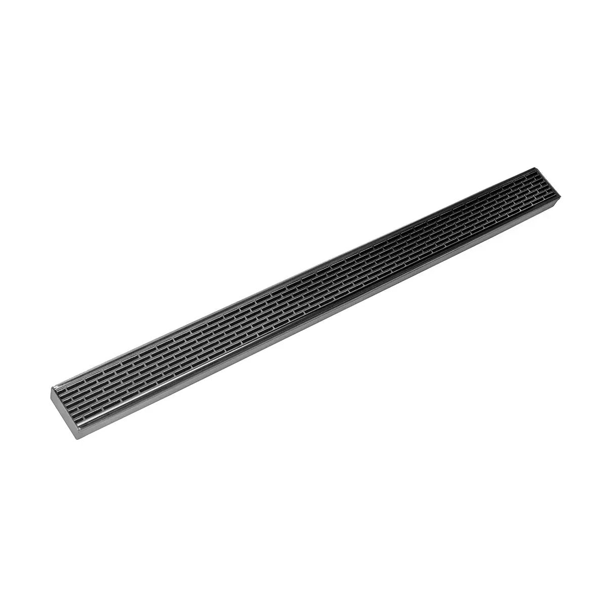 Infinity Drain 60" FX Series Complete Kit with Perforated Offset Slot Grate by Infinity Drain