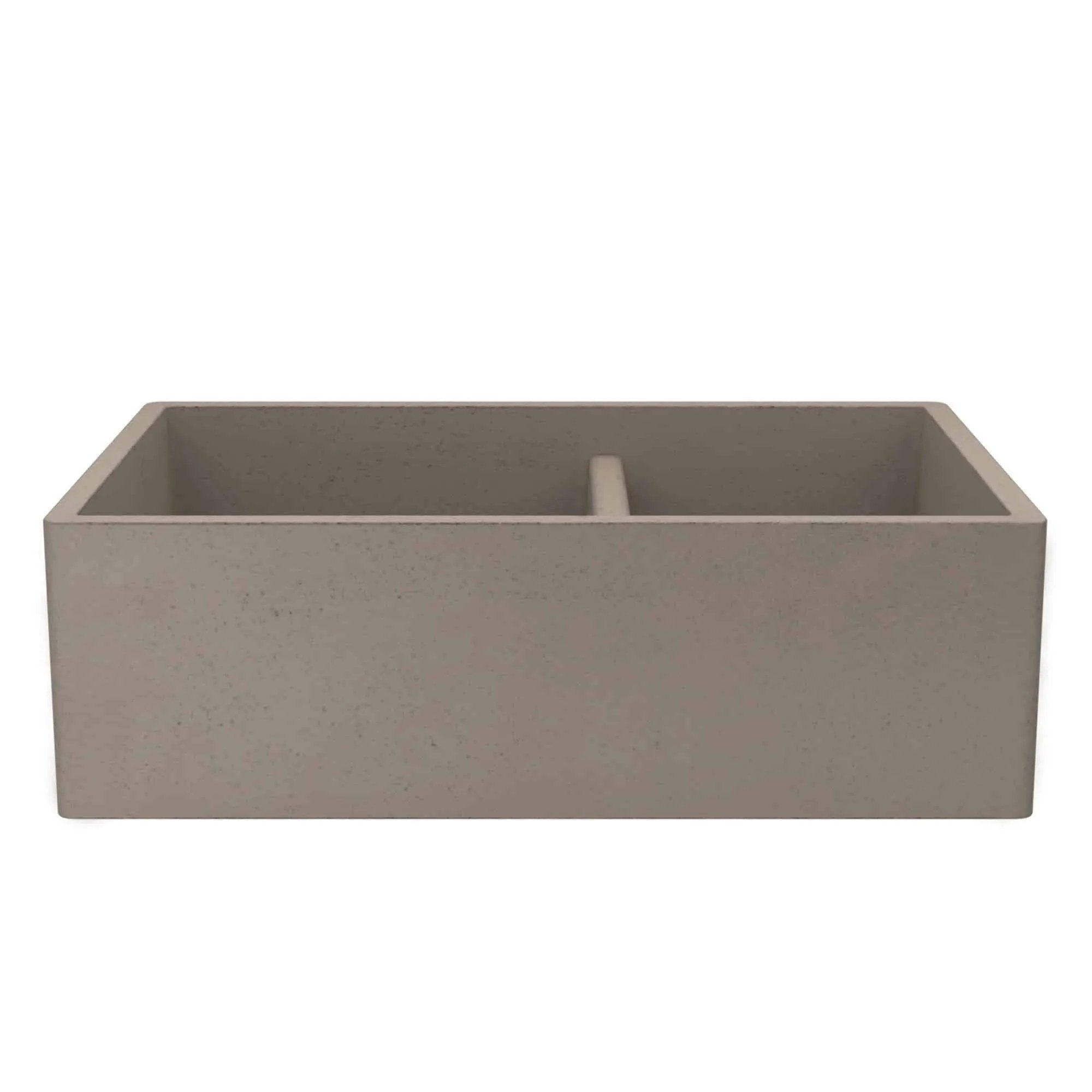 Native Trails Farmhouse 33" Double Bowl Nativestone Apron Front Kitchen Sink by Native Trails