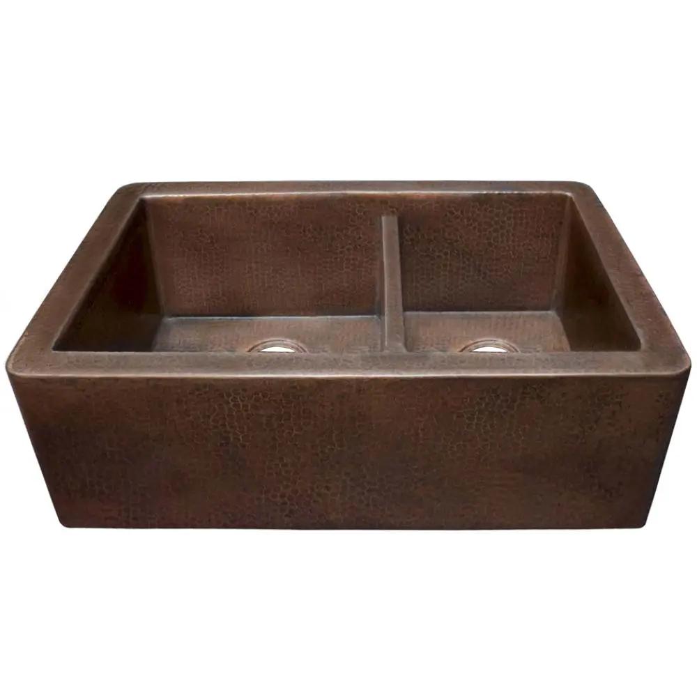 antique copper kitchen sink