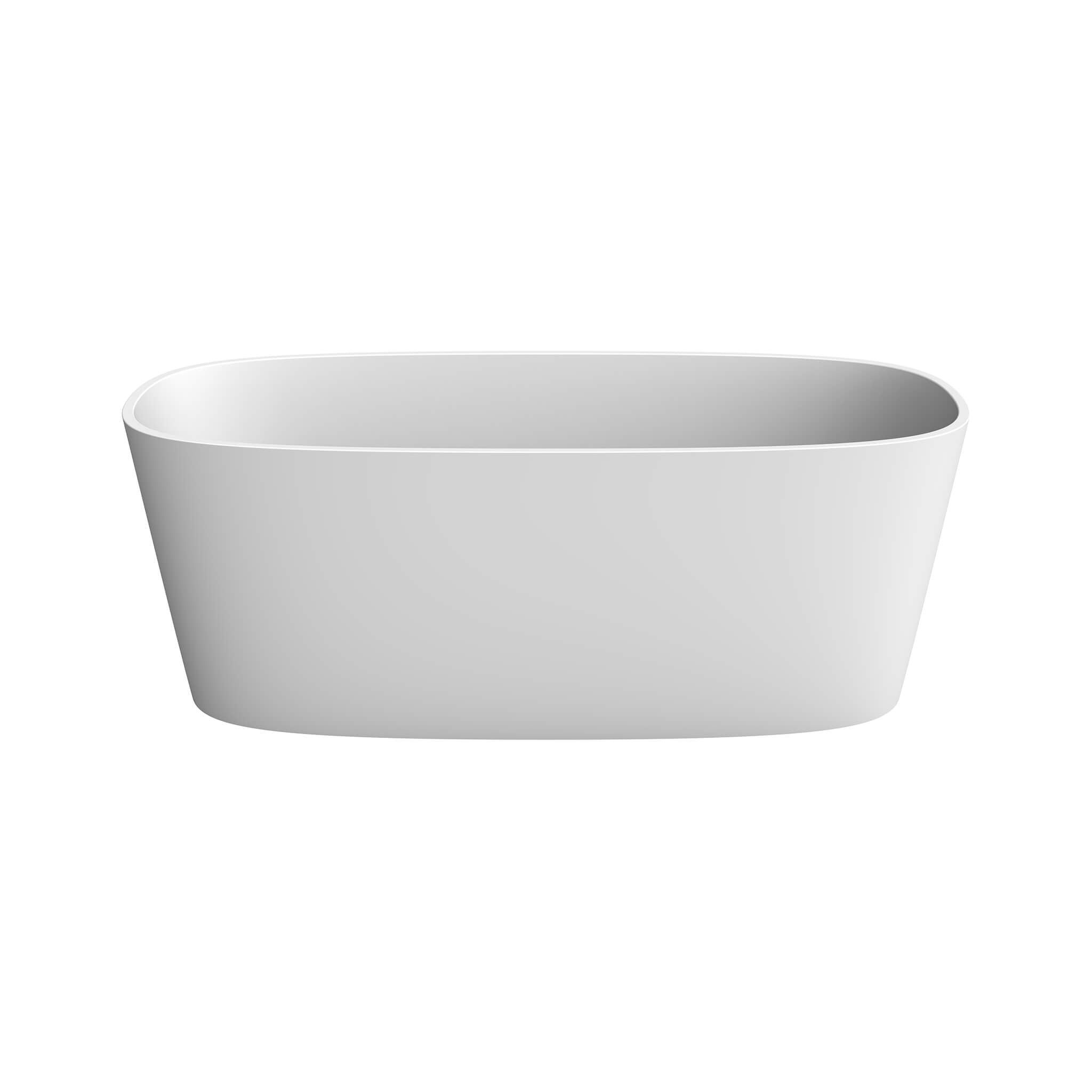white matte bathtub