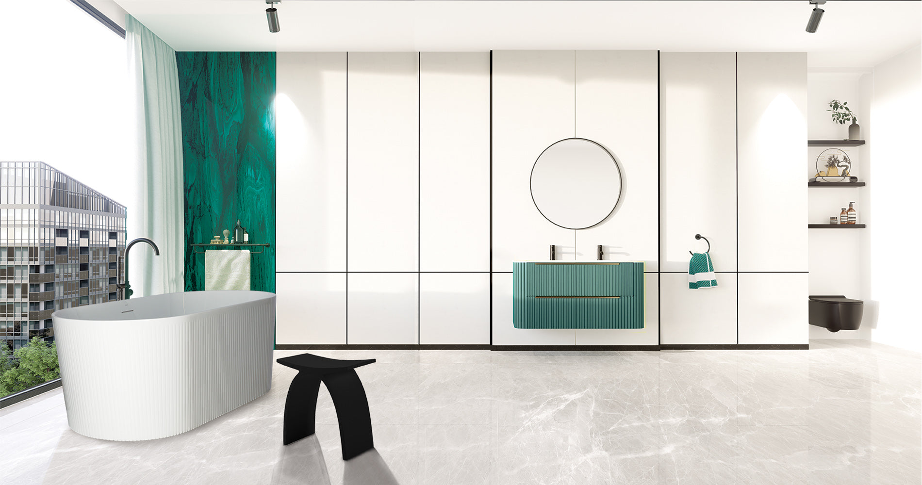 matte black towel bar