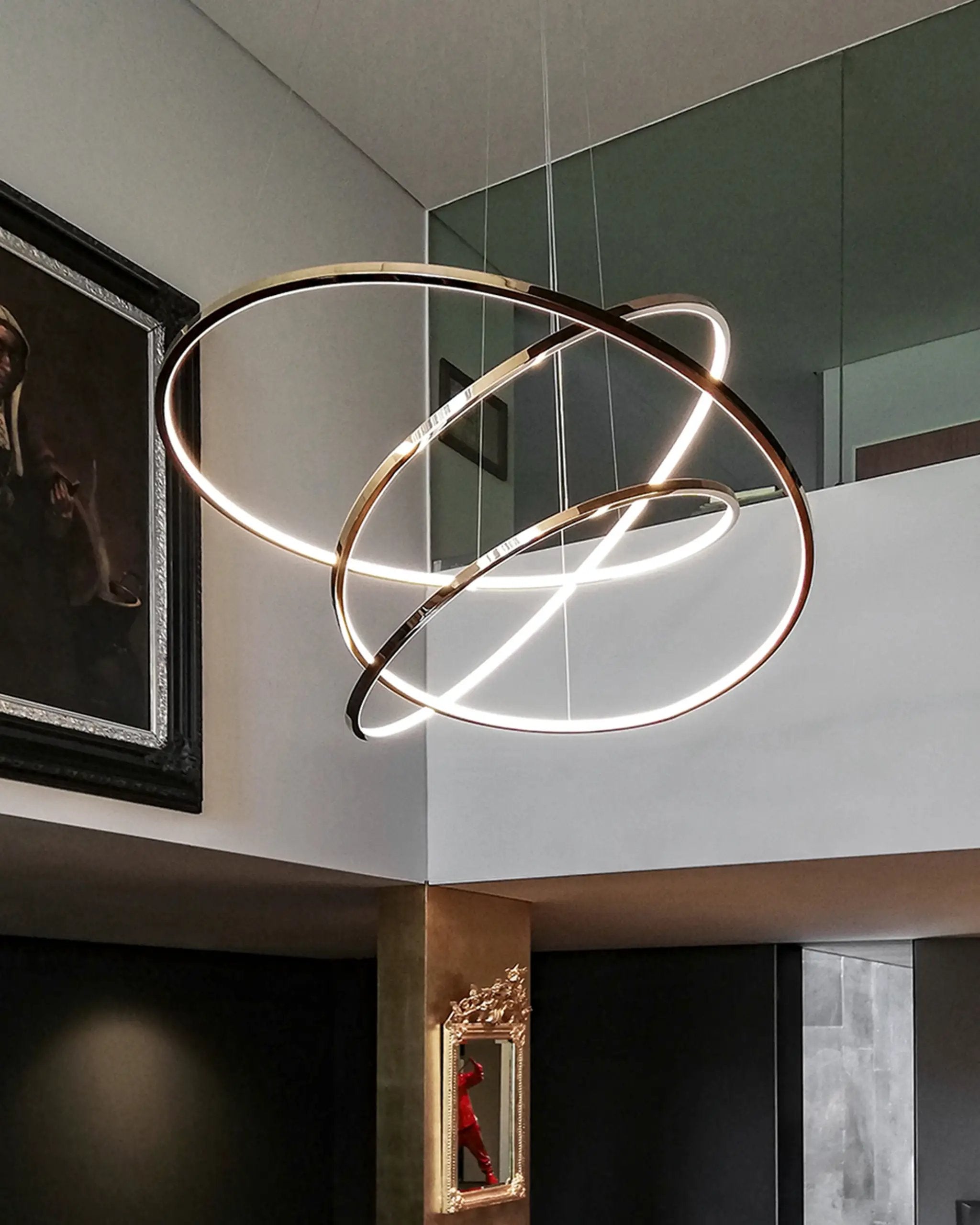 gold chandelier