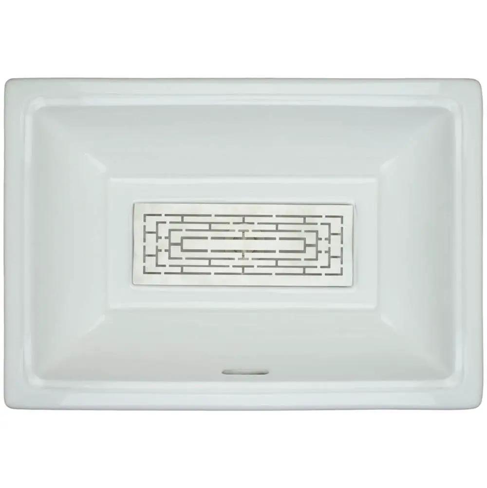 satin stainless steel grate