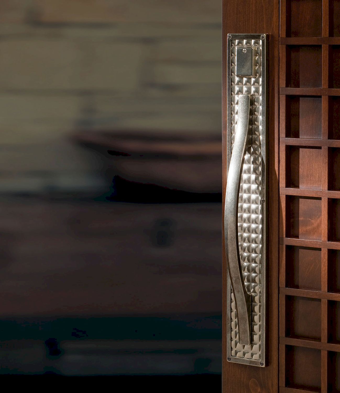 white bronze light cabinet pull