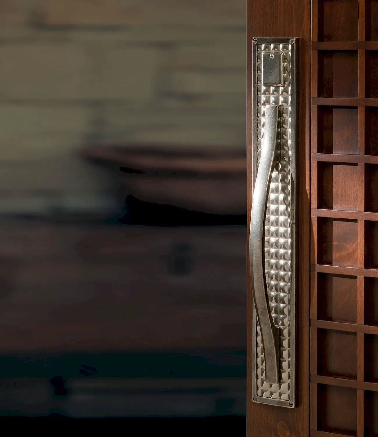 white bronze light cabinet pull
