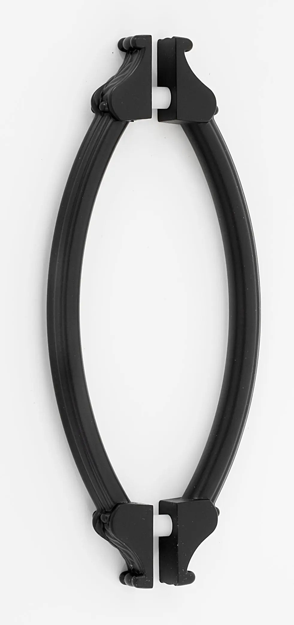 Alno Fiore 6" Back to Back Glass Door Pull by Alno