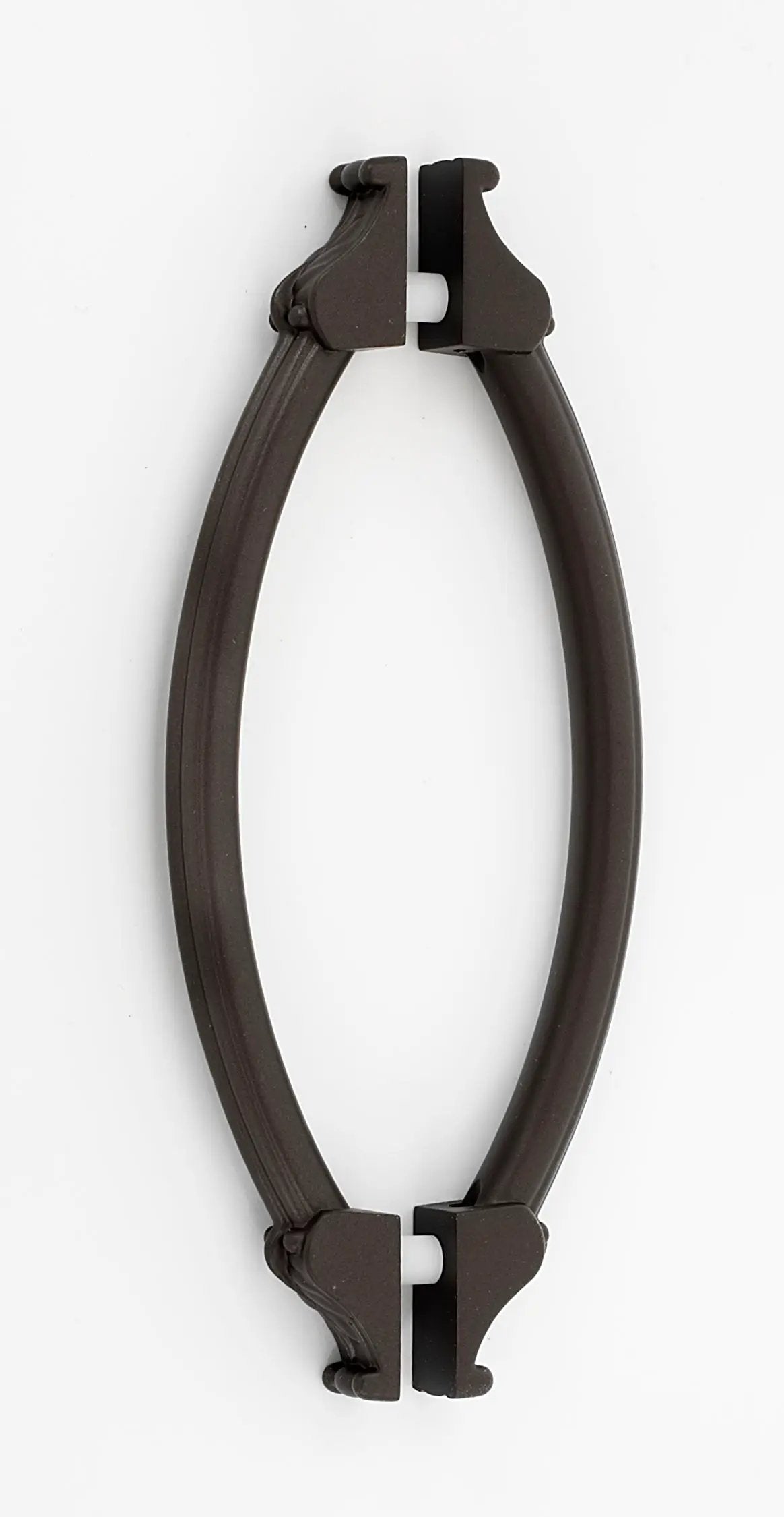 Alno Fiore 6" Back to Back Glass Door Pull by Alno