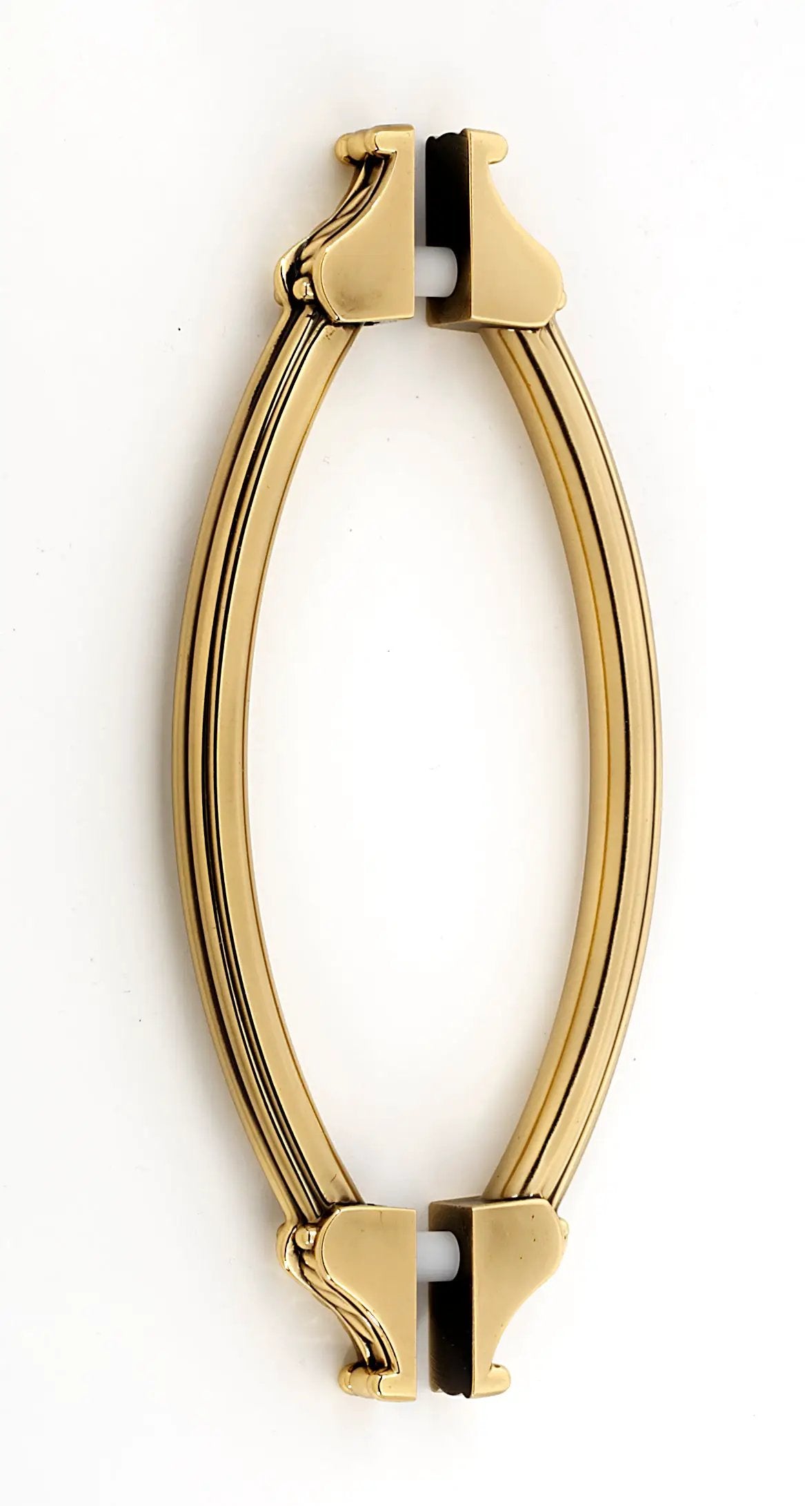 Alno Fiore 6" Back to Back Glass Door Pull by Alno