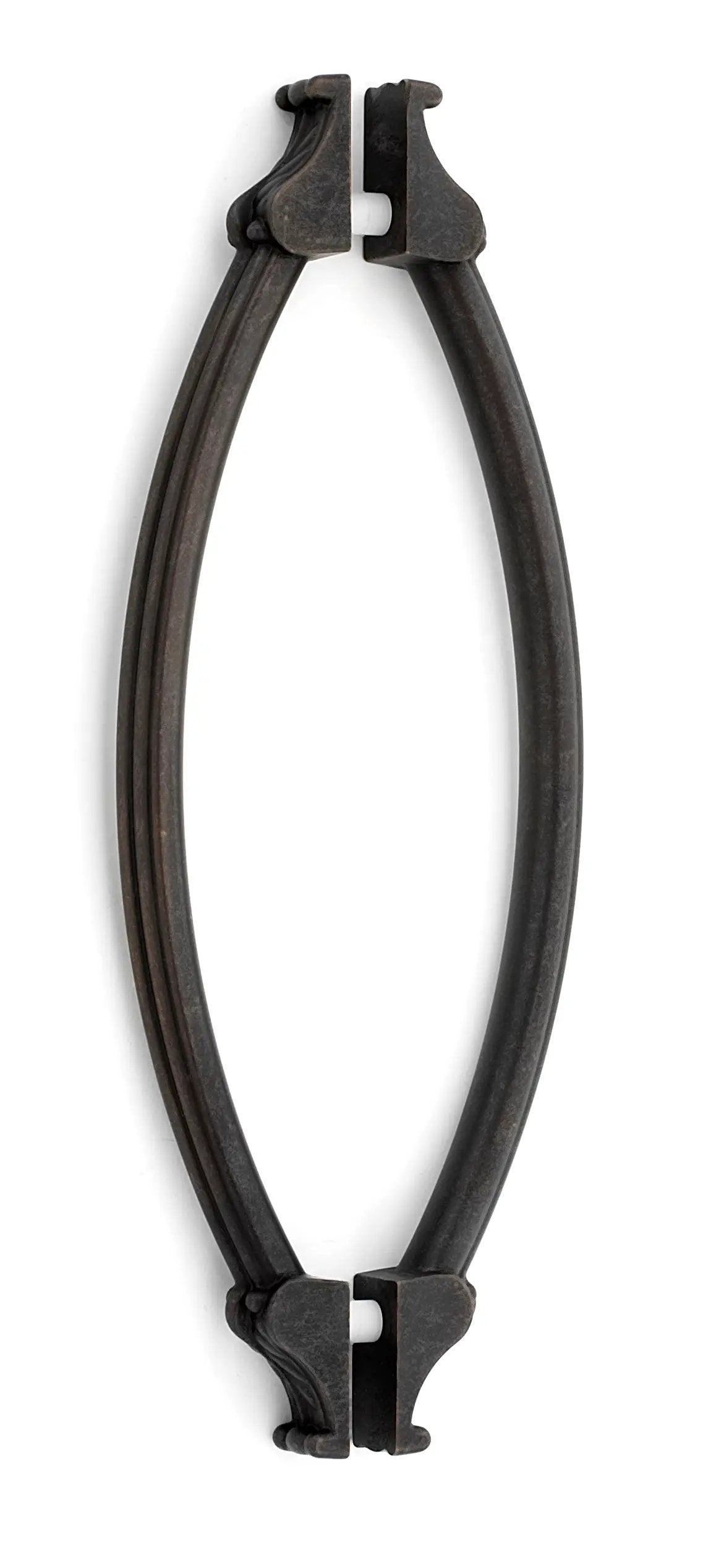 Alno Fiore 8" Back to Back Glass Door Pull by Alno