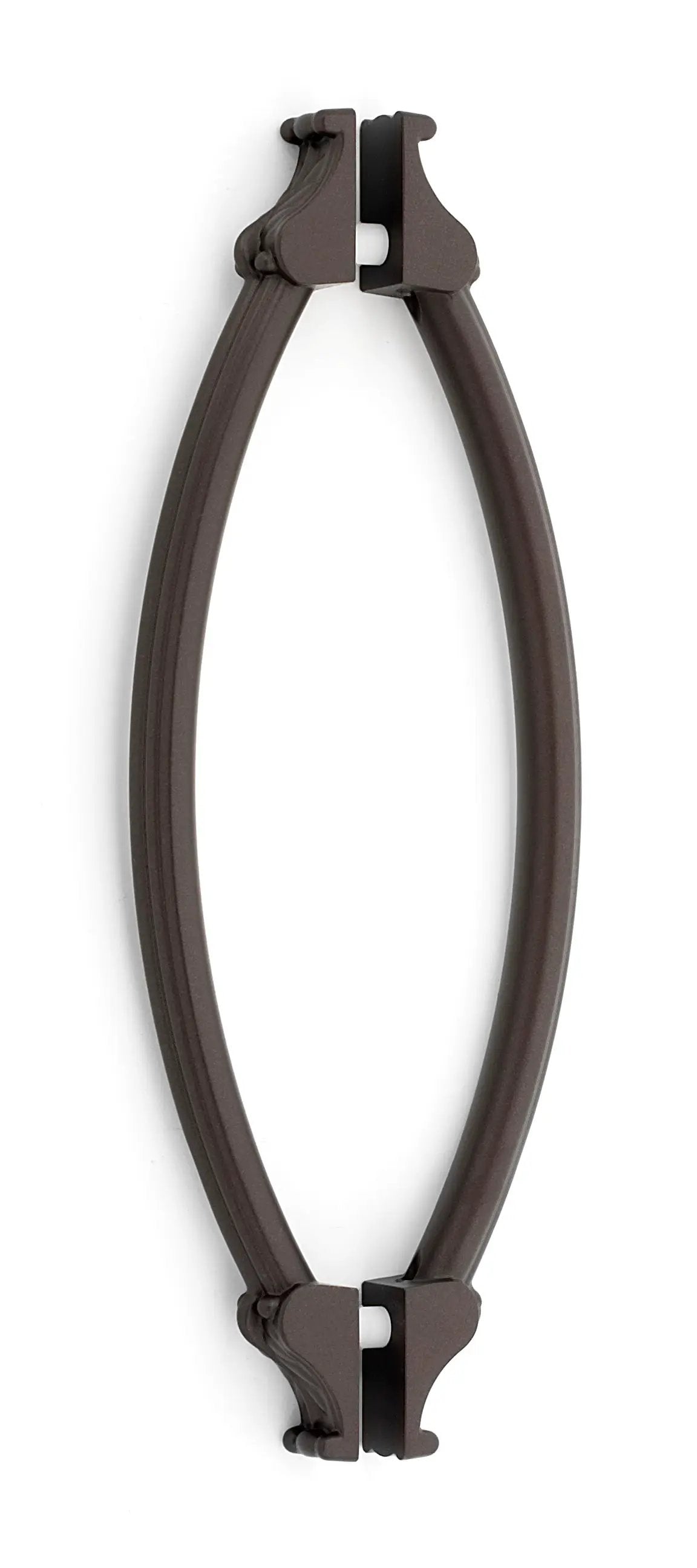 Alno Fiore 8" Back to Back Glass Door Pull by Alno