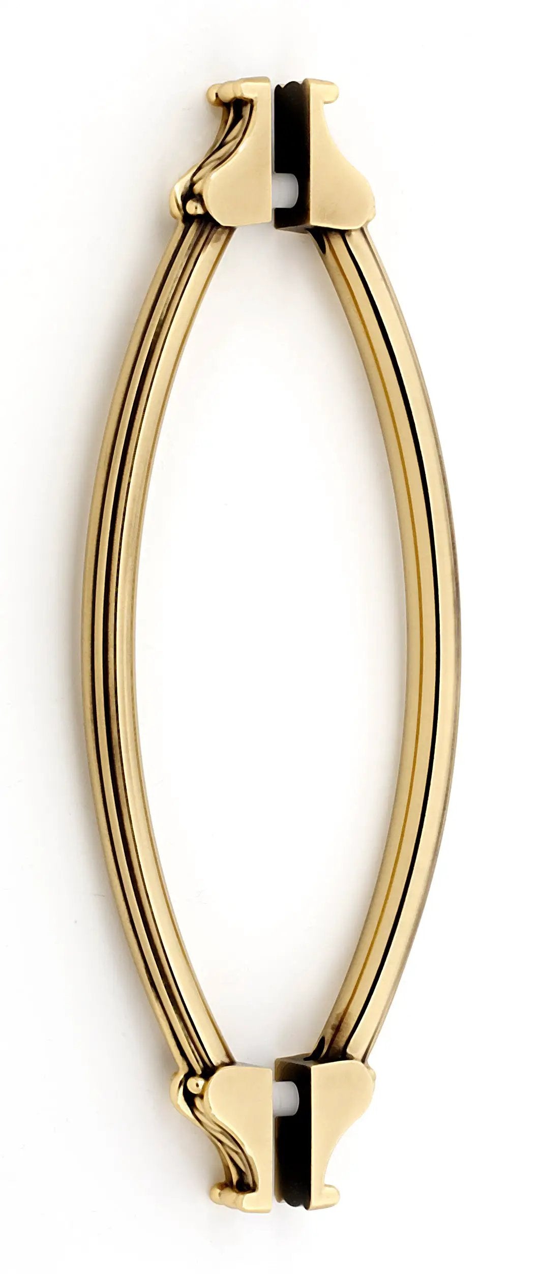Alno Fiore 8" Back to Back Glass Door Pull by Alno