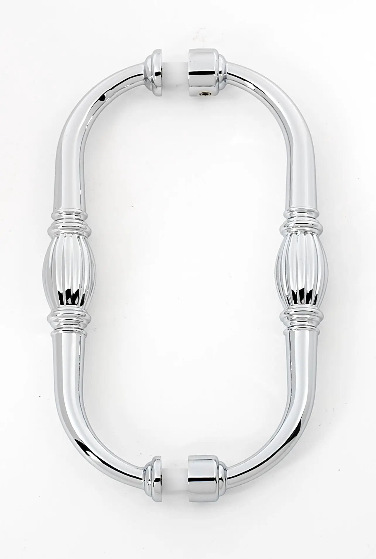 polished chrome door pull