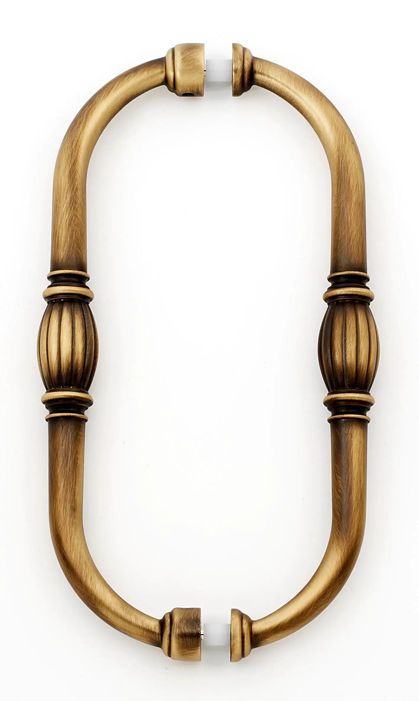 Alno Tuscany 8" Back to Back Glass Door Pull by Alno