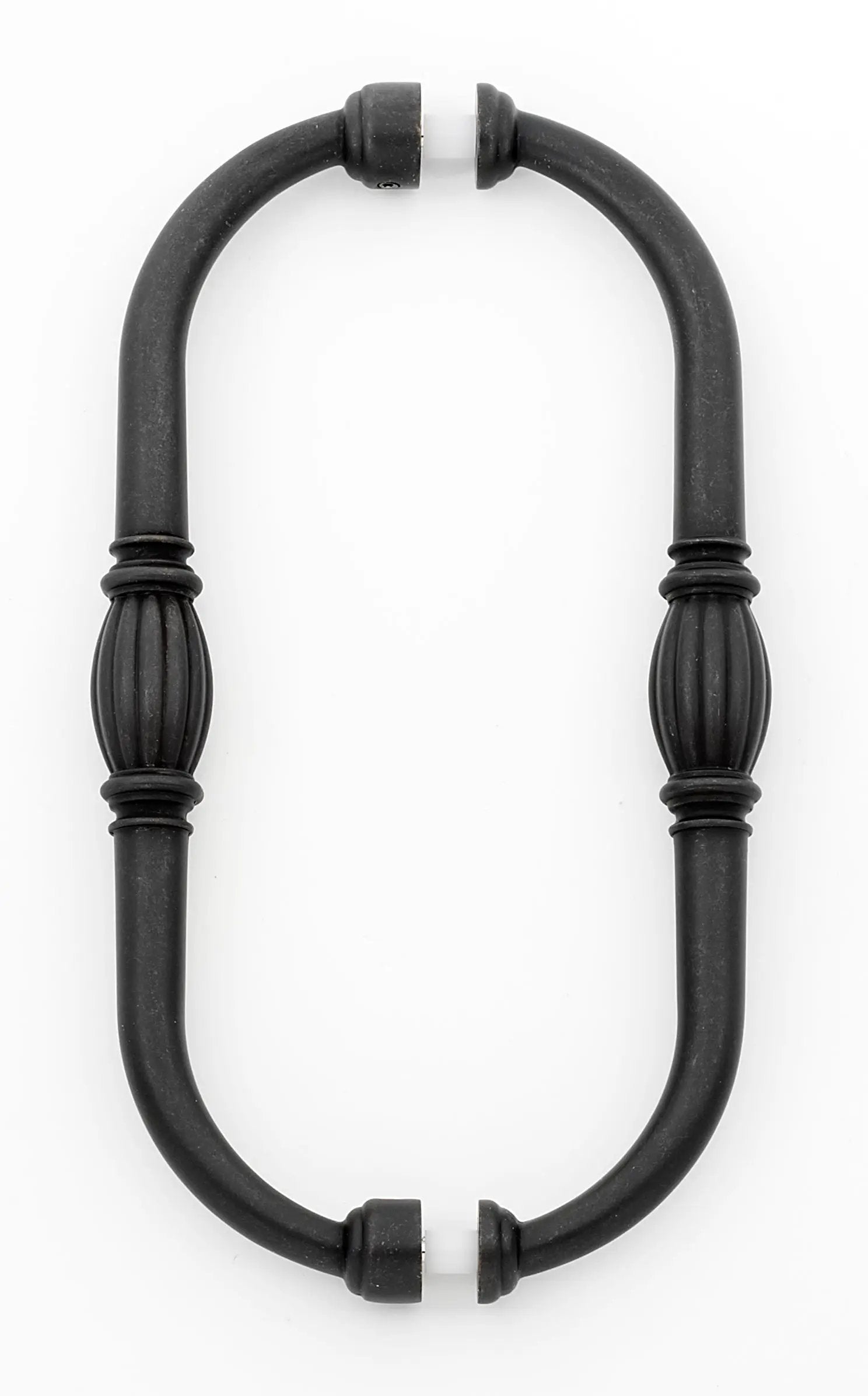 Alno Tuscany 8" Back to Back Glass Door Pull by Alno