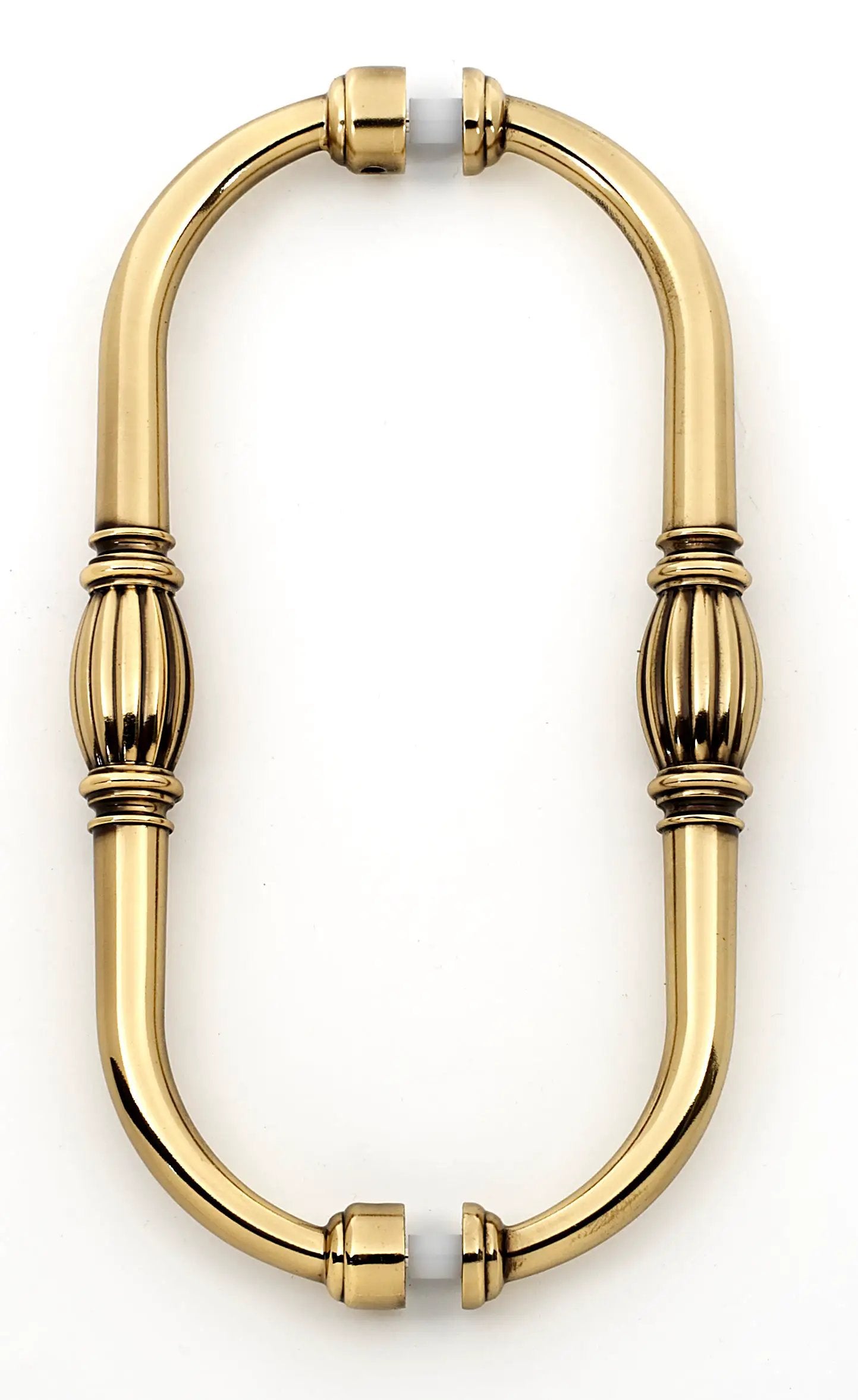 Alno Tuscany 8" Back to Back Glass Door Pull by Alno