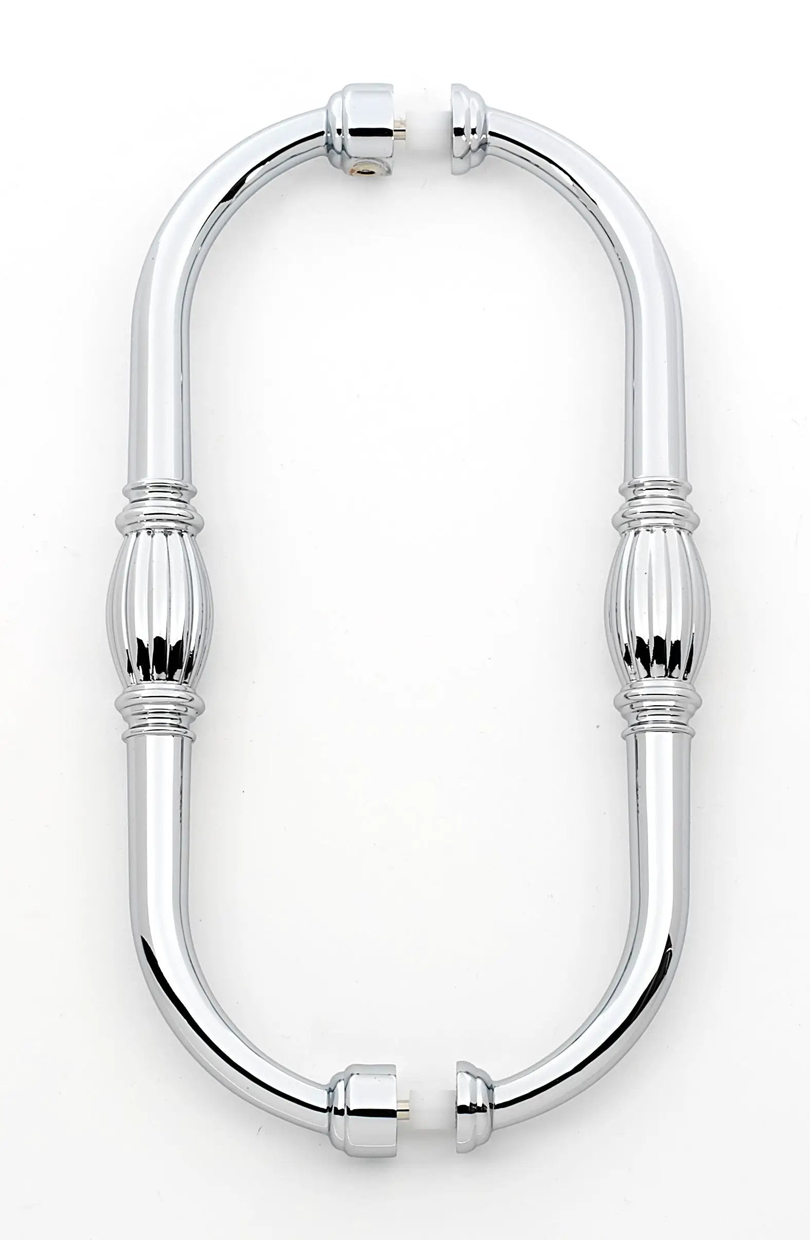 polished chrome door pull