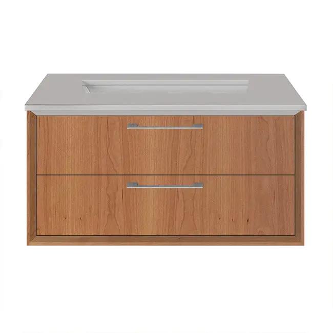 natural cherry vanity