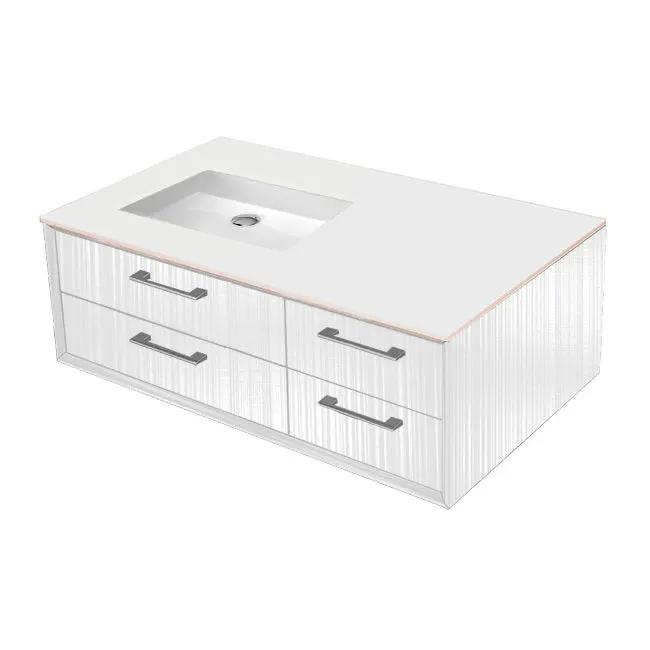 Lacava Gemelli 36" Wall Mount Vanity - Left by Lacava