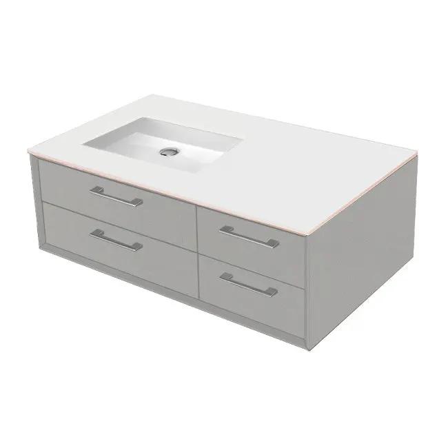 Lacava Gemelli 36" Wall Mount Vanity - Left by Lacava