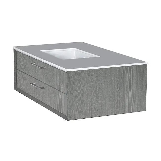 Lacava Gemelli 36" Wall Mount Vanity by Lacava