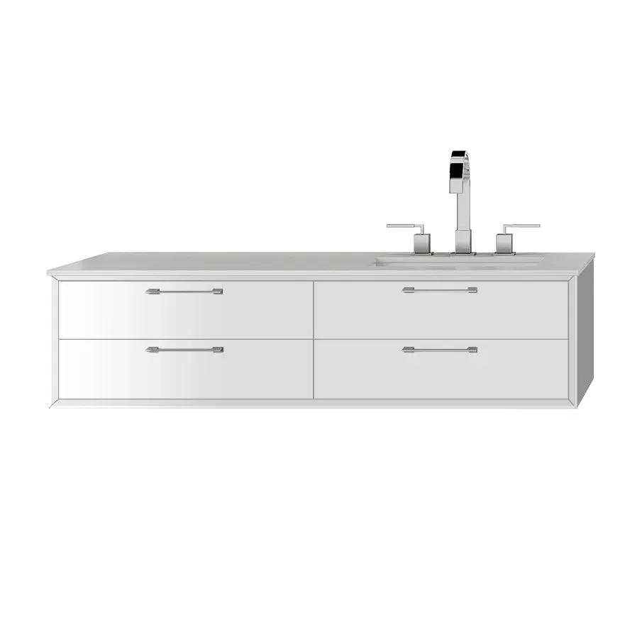 Lacava Gemelli 48" Wall Mount Vanity - Right by Lacava