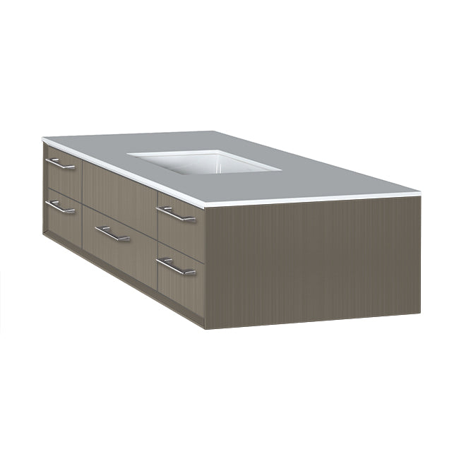 Lacava Gemelli 48" Wall Mount Vanity by Lacava