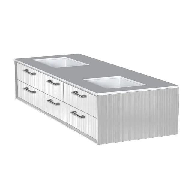 Lacava Gemelli 60" Wall Mount Vanity by Lacava