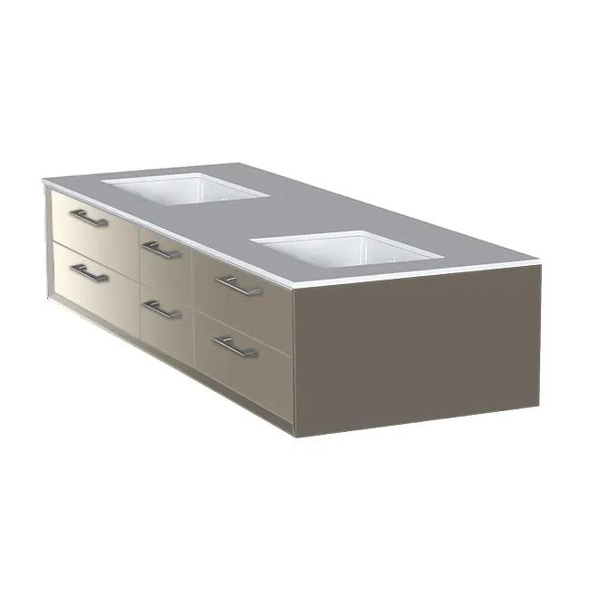 Lacava Gemelli 60" Wall Mount Vanity by Lacava