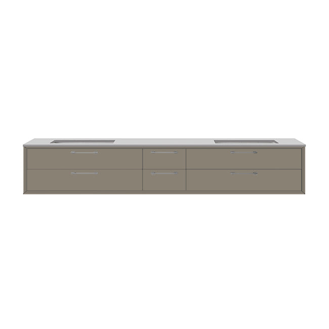 Lacava Gemelli 72" Wall Mount Vanity by Lacava