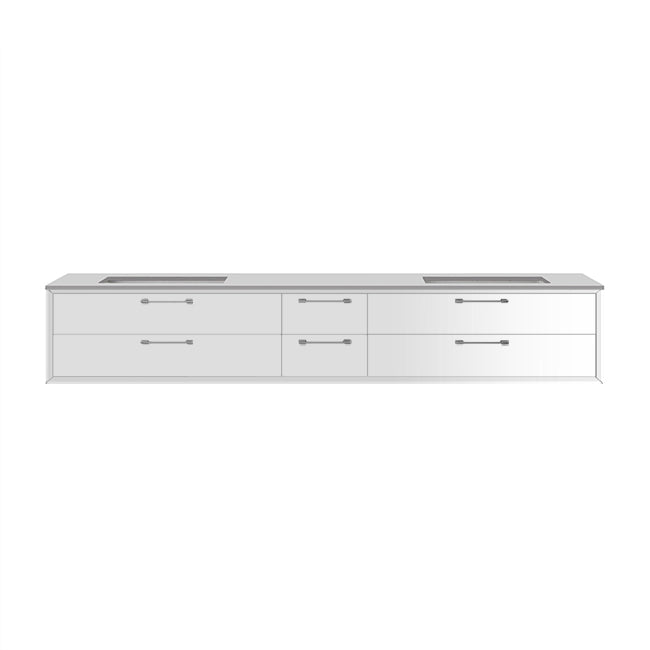 Lacava Gemelli 72" Wall Mount Vanity by Lacava