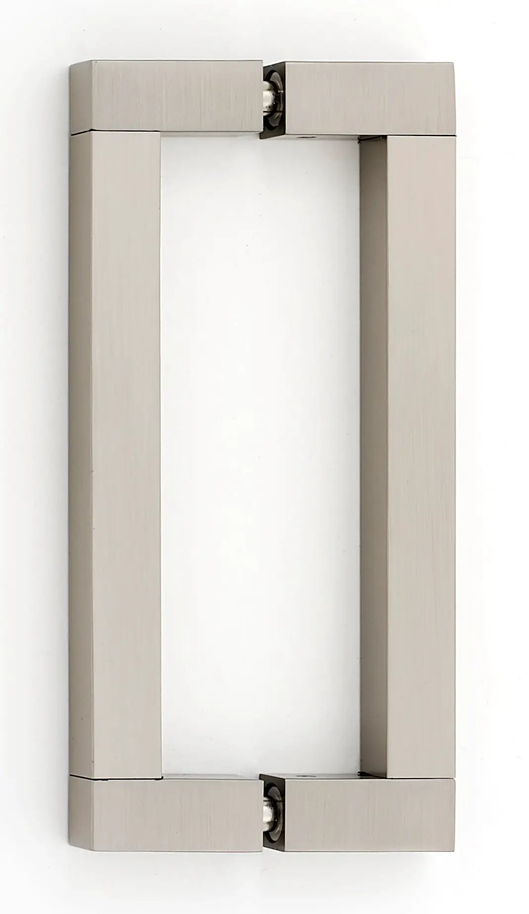 Alno Block 6" Back to Back Glass Door Pull by Alno