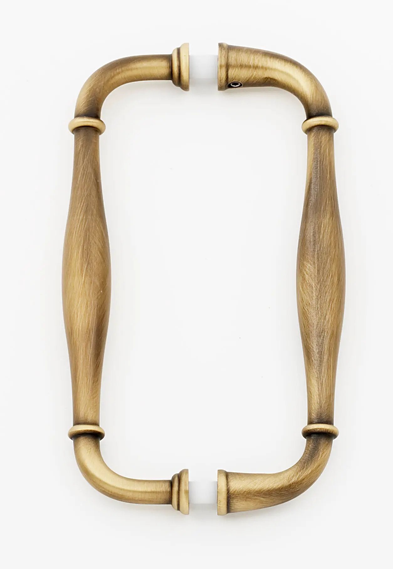 Alno Charlie's 6" Back to Back Glass Door Pull by Alno