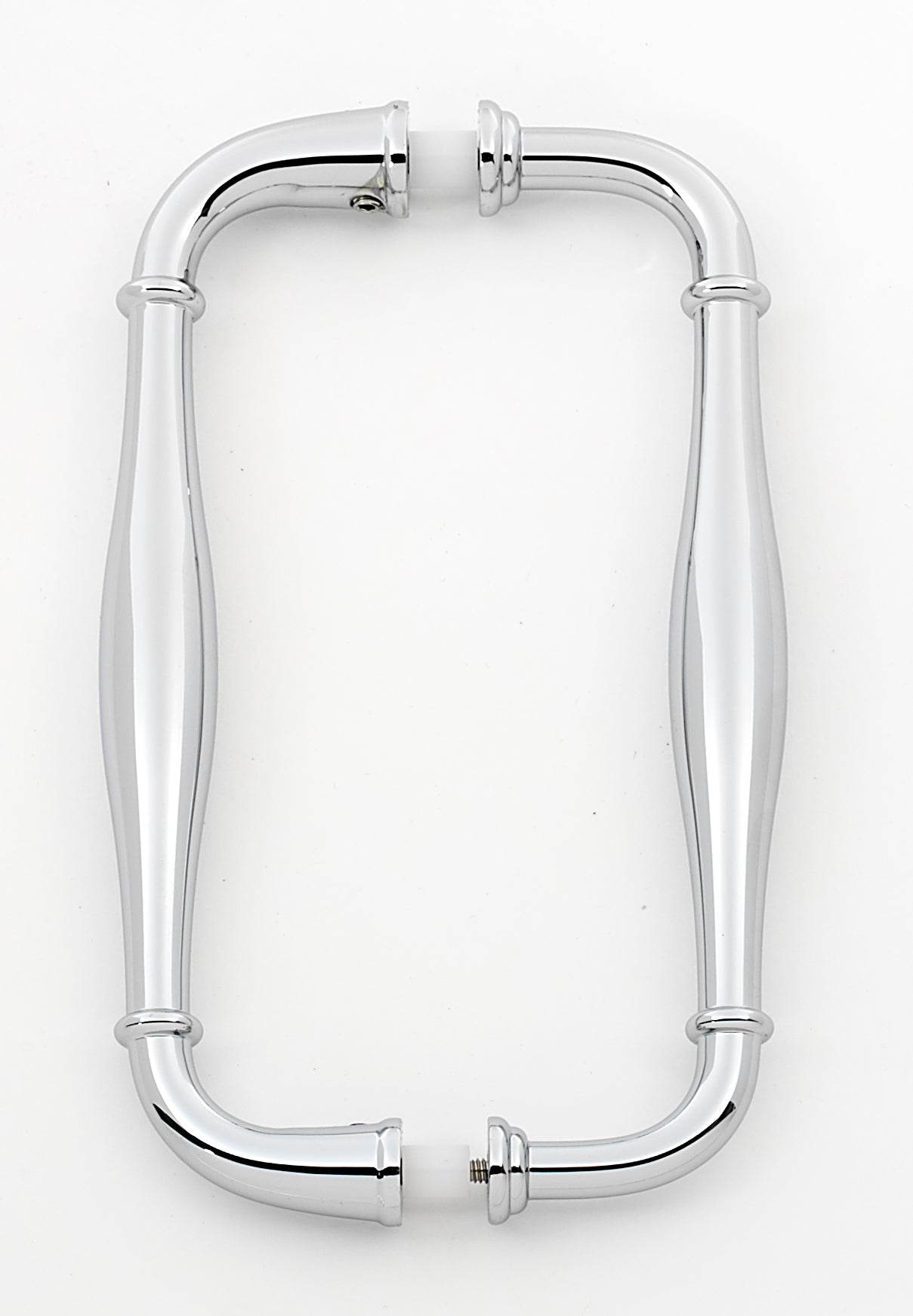 polished chrome door pull