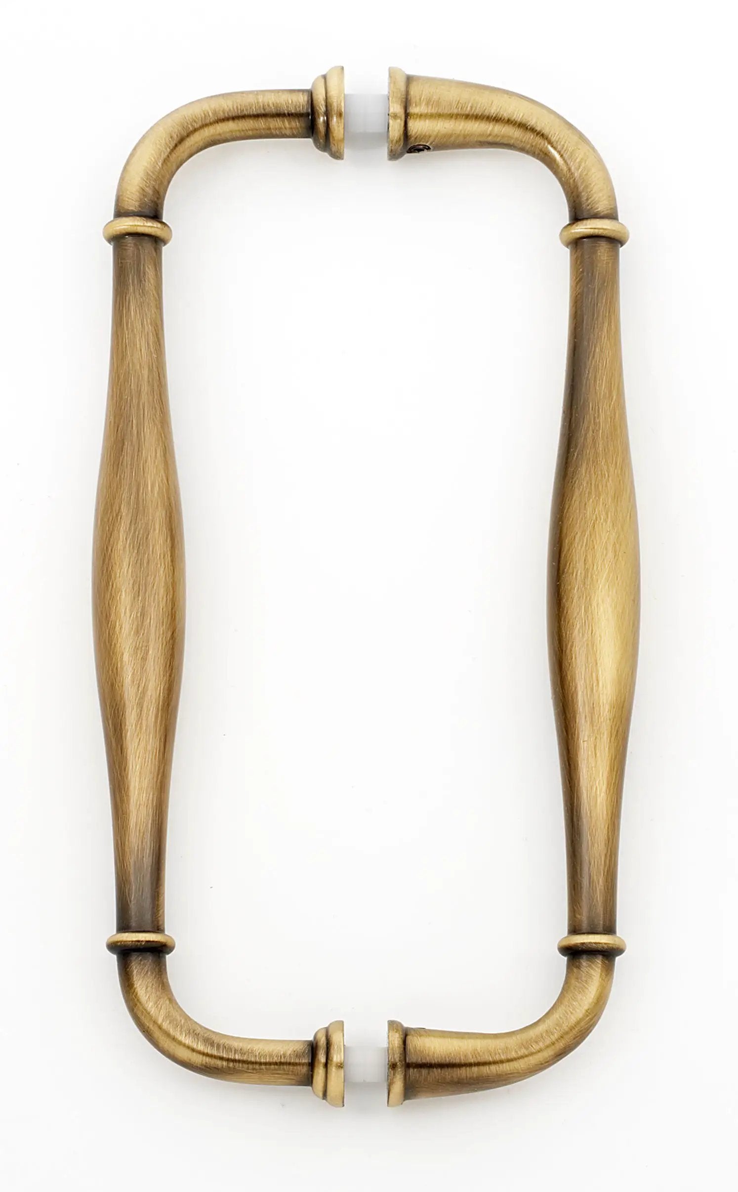Alno Charlie's 8" Back to Back Glass Door Pull by Alno