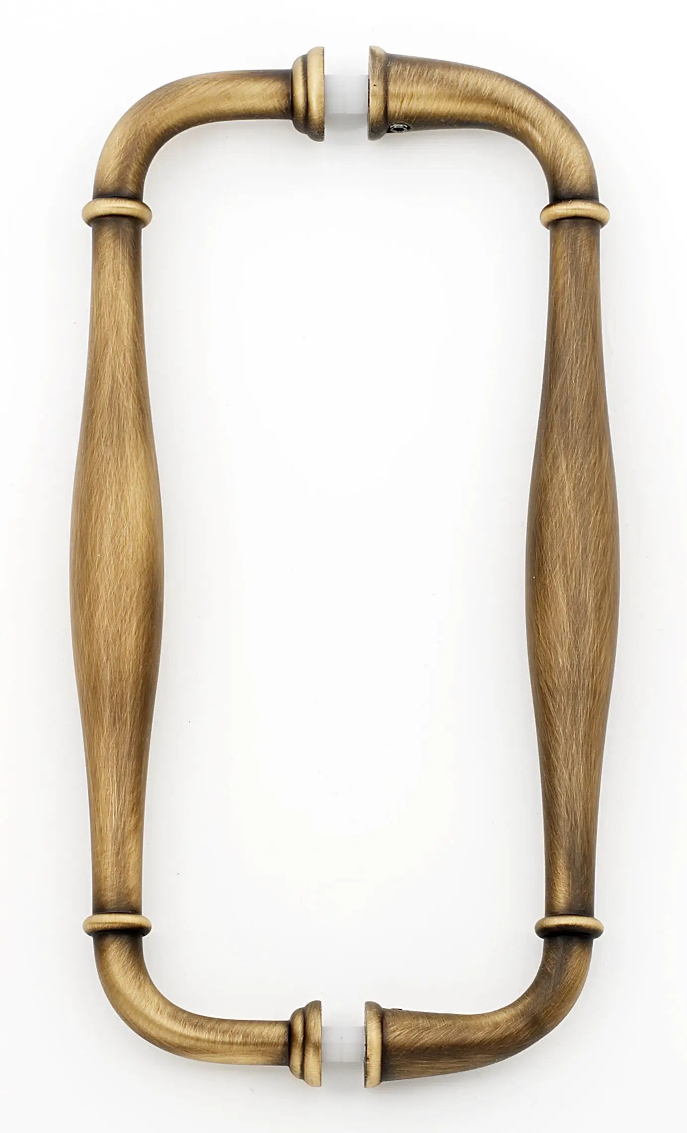 Alno Charlie's 8" Back to Back Glass Door Pull by Alno