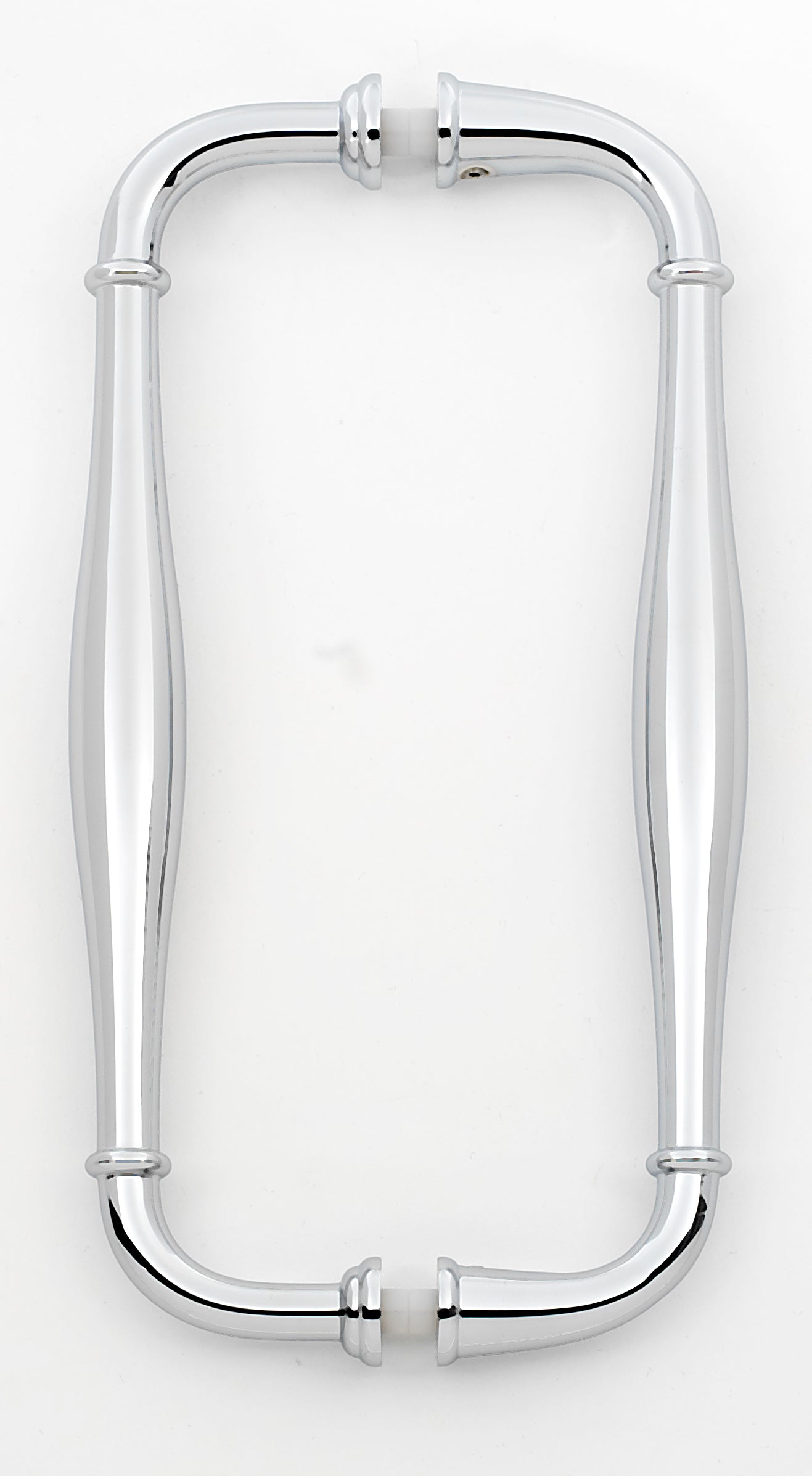 polished chrome door pull