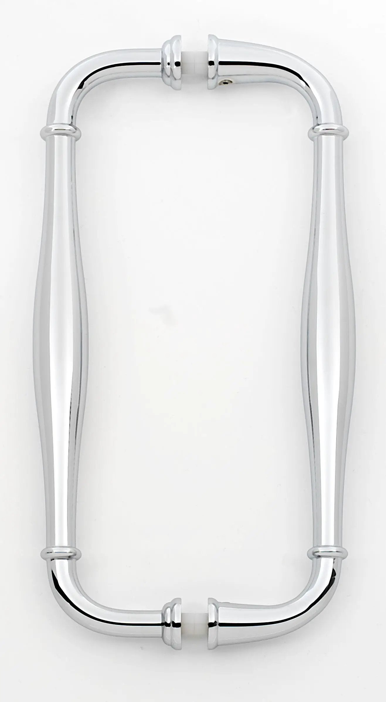 polished chrome door pull