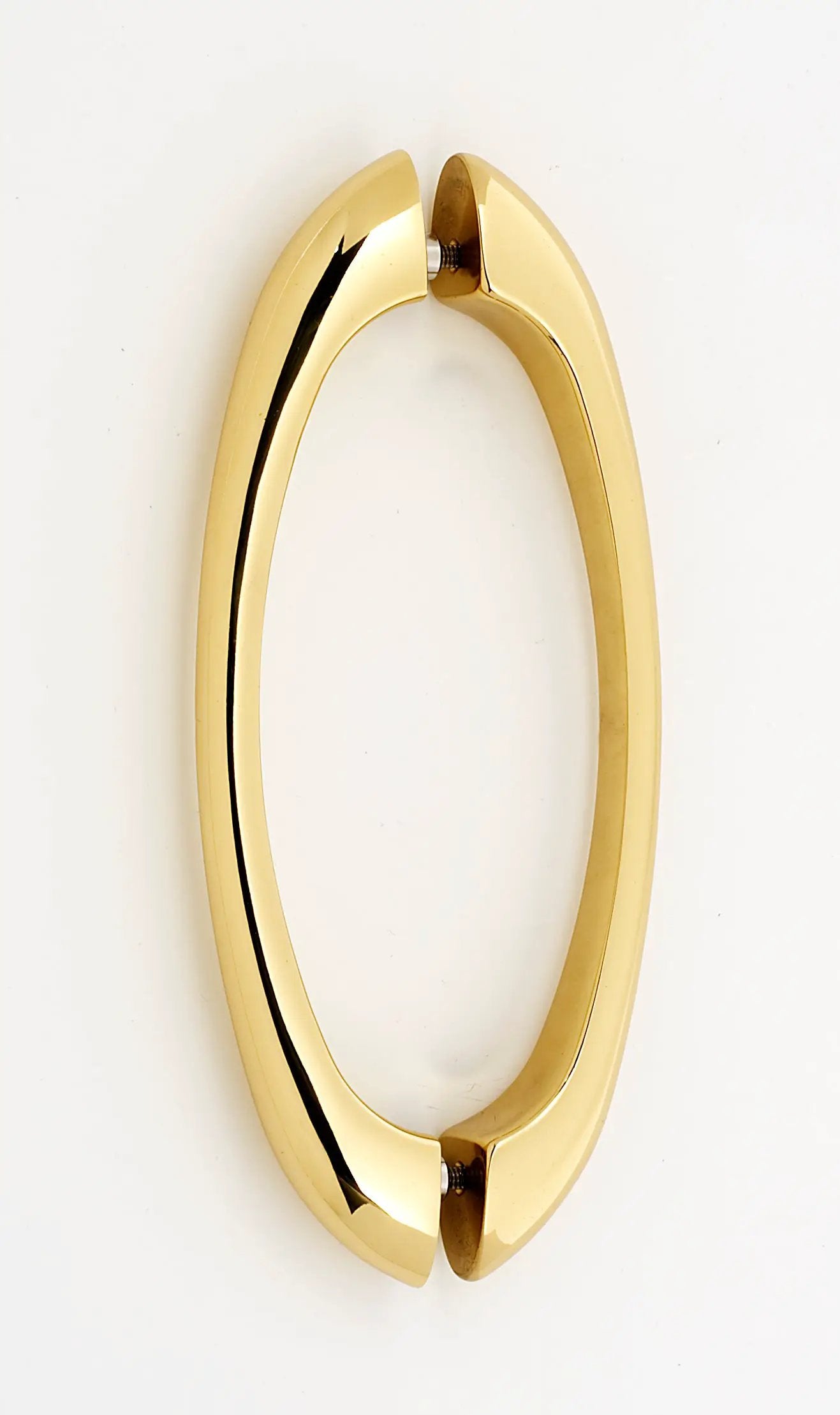 Alno 6" Back to Back Glass Door Pull by Alno