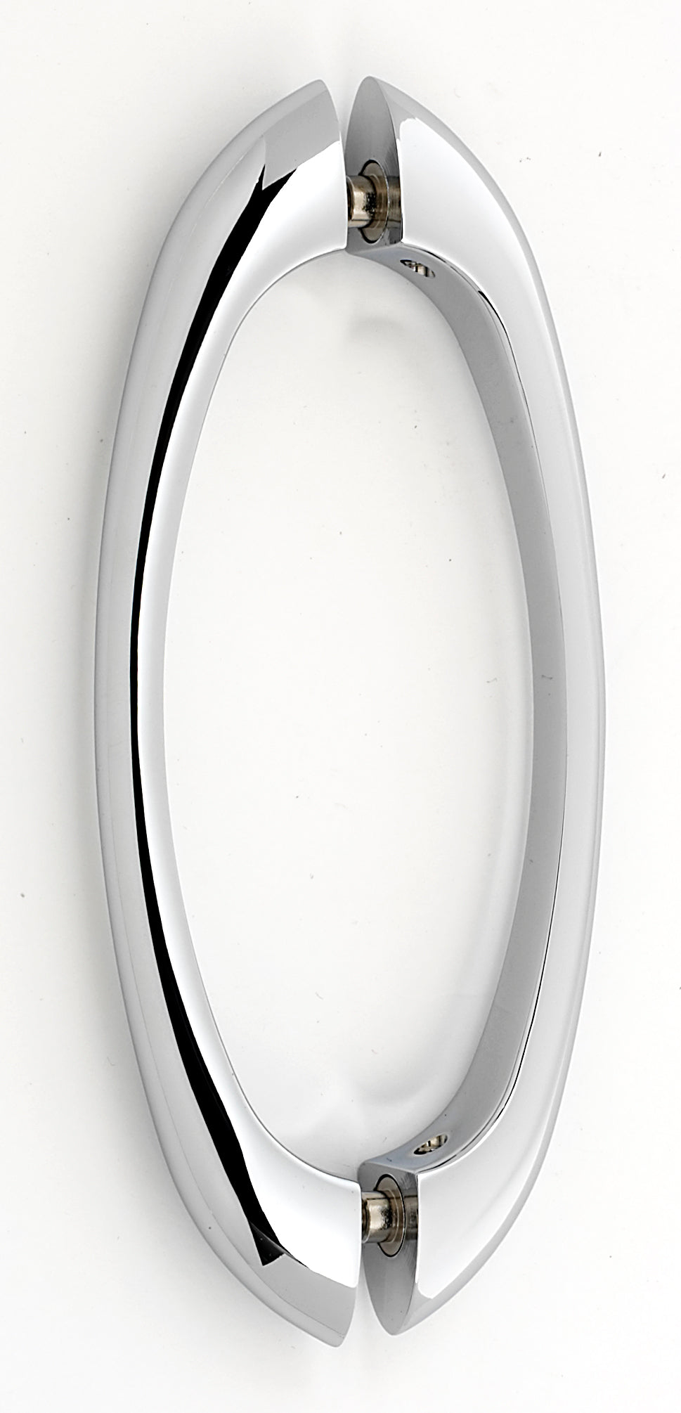 polished chrome door pull